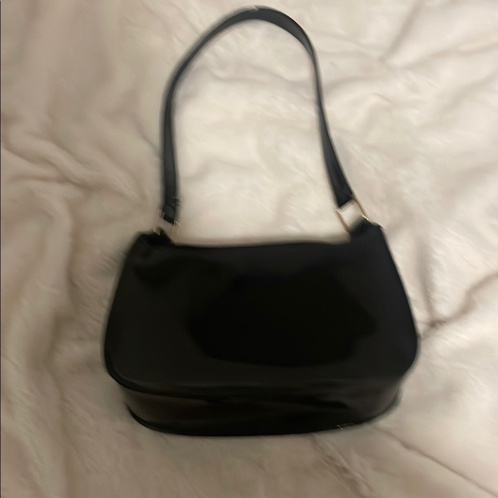 SHEIN Black Shoulder Bag Sleek Structured Design